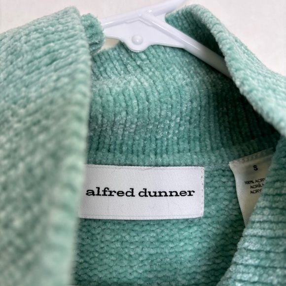 Vintage Alfred dunner 1/4 zip vintage sweater small 124 - Picture 4 of 8